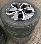 Alu kolo originál ŠKODA 6x16" ET38, 5x100x57 a Goodyear EfficientGrip Performance 205/55 R16 91V AO