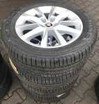 Alu kolo originál ŠKODA 6x16" ET38, 5x100x57 a Michelin Energy Saver 205/55 R16 91V