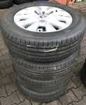 Alu kolo originál ŠKODA 6x16" ET38, 5x100x57 a Goodyear EfficientGrip Performance 205/60 R16 92V