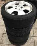 Alu kolo originál MERCEDES 8.5x17" 5x112x66.5 ET34 a Goodyear Excellence 225/45 R17 91W MO 0%