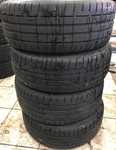 Alu kolo originál WORKS 7x18“ ET52, 4x100x56 a 2ks Dunlop SP Sport Maxx RT 205/40 R18 86Y XL 80%, 2ks Bridgestone RE050A 205/40 R18 82W 80%