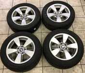 Alu kolo originál BMW 7.5x17" ET20, 5x120x72.5 a Dunlop SP Winter Sport 3D 235/55 R17 99H 10%