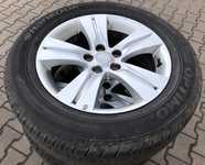 Alu kola originál KIA 6.5x17“ ET35 5x114.3x67 a Hankook K415 Optimo 225/60 R17 99H 60%