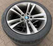Alu kolo originál BMW 8x18" ET34, 5x120x72.5 a Pirelli Winter 240 SottoZero II 225/45 R18 95V XL * RFT 20% + čidla tlaku TPMS