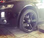 AUDI A4 jsme obuli na Alu kolo originál AUDI 8.5x19" ET32 5x112x66.5 a Minerva F105 255/35 R19 96Y