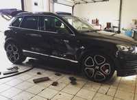 VW TOUAREG jsme obuli na Alu kolo 10x22" ET50, 5x130x71.5 a Kumho KU31 285/35 R22 102Y