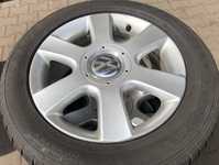 Alu kolo originál VW 6.5x16" ET50 5x112x57 a Dunlop SP Sport FastResponse 205/55 R16 91H 40%