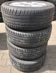 Alu kolo originál VW 6.5x16" ET50 5x112x57 a Dunlop SP Sport FastResponse 205/55 R16 91H 40%