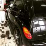 CHRYSLER PT CRUISER jsme obuli na Alu kolo AEZ 8x18" ET32, 5x100x57 a Continental SportContact 5 225/40 R18 92Y