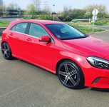 MERCEDES A-Class jsme obuli na Alu kolo RONDELL 8.5x18“ ET45, 5x112x66.5 a Pirelli PZero Nero GT 225/40 R18 92Y XL FR