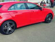 MERCEDES A-Class jsme obuli na Alu kolo RONDELL 8.5x18“ ET45, 5x112x66.5 a Pirelli PZero Nero GT 225/40 R18 92Y XL FR