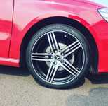 MERCEDES A-Class jsme obuli na Alu kolo RONDELL 8.5x18“ ET45, 5x112x66.5 a Pirelli PZero Nero GT 225/40 R18 92Y XL FR