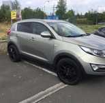 KIA SPORTAGE jsme obuli na Alu kolo DEZENT 8x18" 5x114.3x67 ET40 a Hankook K415 Optimo 235/55 R18 100H