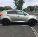 KIA SPORTAGE jsme obuli na Alu kolo DEZENT 8x18" 5x114.3x67 ET40 a Hankook K415 Optimo 235/55 R18 100H