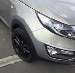 KIA SPORTAGE jsme obuli na Alu kolo DEZENT 8x18" 5x114.3x67 ET40 a Hankook K415 Optimo 235/55 R18 100H