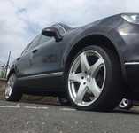 VW TOUAREG jsme obuli na Alu kolo O.Z 10x22" ET52, 5x130x71.5 a Dunlop SP Sport 9000 285/30 R22 101Y XL