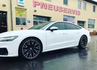 AUDI A7 jsme obuli na Alu kolo originál AUDI Q7 9.5x21" ET31, 5x112x66.5 a Dunlop SP Sport Maxx GT 275/35 R21 103Y RO1