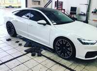 AUDI A7 jsme obuli na Alu kolo originál AUDI Q7 9.5x21" ET31, 5x112x66.5 a Dunlop SP Sport Maxx GT 275/35 R21 103Y RO1