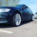 AUDI A6 jsme obuli na Alu kolo originál AUDI 8.5x19" ET32, 5x112x66.5 a Continental SportContact 3 255/40 R19 100Y