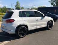 VW TIGUAN jsme obuli na Alu kolo MILLE MIGLIA 8x18“ ET30, 5x112x57 a Bridgestone Dueler H/P Sport 235/50 R18 97V