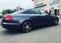 AUDI A6 jsme obuli na Alu kolo MAM 8x18“ ET30, 5x112x66.5 a Continental ContiProContact 235/40 R18 95H XL