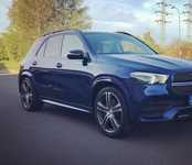 MERCEDES GLE-Class jsme obuli na Alu kolo originál CARLSSON 5x112x66.5, 10x22" ET65 a Continental SportContact 5P 285/40 R22 106Y