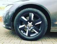 AUDI A6 jsme obuli na Alu kolo originál AUDI 7.5x17“ ET26, 5x112x66.5 a Dunlop SP Winter Sport 3D 225/55 R17 97H AO