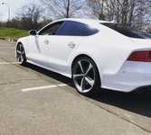 AUDI A7 jsme obuli na Alu kolo originál AUDI 9x21" ET35, 5x112x66.5 a Continental ContiSportContact 5P 275/30 R21 98Y XL RO1