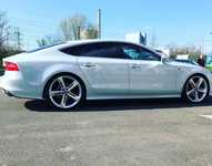 AUDI A7 jsme obuli na Alu kolo originál AUDI 9x21" ET35, 5x112x66.5 a Dunlop SP Sport Maxx RT 265/30 R21 96Y XL RO1