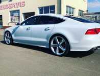 AUDI A7 jsme obuli na Alu kolo originál AUDI 9x21" ET35, 5x112x66.5 a Dunlop SP Sport Maxx RT 265/30 R21 96Y XL RO1