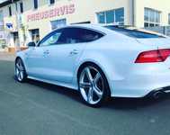 AUDI A7 jsme obuli na Alu kolo originál AUDI 9x21" ET35, 5x112x66.5 a Dunlop SP Sport Maxx RT 265/30 R21 96Y XL RO1