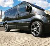 OPEL VIVARO jsme obuli na Alu kolo originál RONAL 8x18" 5x118x71 ET45 a Tracmax X-Privilo TX-3 235/50 R18 101Y