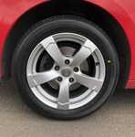 RENAULT MEGANE jsme obuli na Alu kolo DBV 7x16" ET40, 5x114.3x66 a Saetta Touring 2 205/55 R16 94V XL