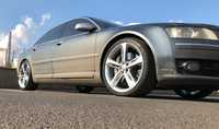 AUDI S8 jsme obuli na Alu kolo originál AUDI 9x21" ET35, 5x112x66.5 a Dunlop SP Sport Maxx GT 275/30 R21 98Y XL RO1