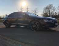 AUDI A8 jsme obuli na Alu kolo GMP 9x21" ET35, 5x112x66.5 a Pirelli PZero 285/30 R21 100Y XL RO1 + čidla tlaku TPMS