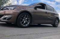 PEUGEOT 308 jsme obuli na Alu kolo BORBET 7x16" 5x108x65 ET45 a General Altimax One S 205/55 R16 91V