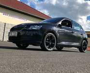 ŠKODA FABIA jsme obuli na Alu kolo CARMANI 6.5x16" ET38, 5x100x57 a Dunlop SP FastResponse 215/45 R16 90V XL AO