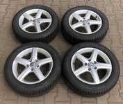 Alu kolo originál VW 6x16" ET48 5x112x57 a Bridgestone Blizzak LM005 205/55 R16 91H 95%