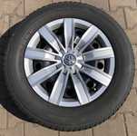 Plechový disk KFZ 9021 6,5Jx17 5x112x57 ET38 a Bridgestone Blizzak LM001 215/65 R17 99H 90% + Poklice