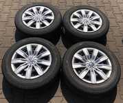 Plechový disk KFZ 9021 6,5Jx17 5x112x57 ET38 a Bridgestone Blizzak LM001 215/65 R17 99H 90% + Poklice