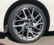 BMW 2 jsme obuli na Alu kolo originál BMW 8x19" ET57, 5x112x66.5 a Continental SportContact 5 225/40 R19 89W SSR * + čidla tlaku TPMS