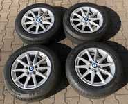 Alu kolo originál BMW 7x16" ET52, 5x112x66.5 a Goodyear EfficientGrip Performance 205/60 R16 92V * RUNFLAT 70% + čidla tlaku TPMS