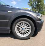 BMW 3 jsme obuli na Alu kolo originál BMW 6x16" ET37, 5x120x72.5 a Dunlop SP Sport Maxx 205/55 R16 91V