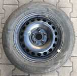 Plechový disk KFZ 9165 6Jx15 5x112x57 ET47 a Nokian WR D4 195/65 R15 91T 90%