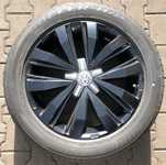 Alu kolo originál VW Amarok 8x20“ ET43, 5x120x65 a Bridgestone Dueler H/P Sport 255/50 R20 109H XL 80%