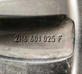 Alu kolo originál VW Amarok 8x20“ ET43, 5x120x65 a Bridgestone Dueler H/P Sport 255/50 R20 109H XL 80%
