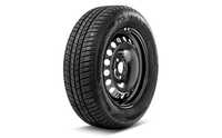 Plechový disk originál VW 6Jx15 5x100x57 ET35 a Barum Polaris 5 195/65 R15 91T