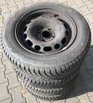 Plechový disk Peugeot KFZ 7815 6,5Jx15 4x108x65 ET27 a Bridgestone Blizzak LM001 Evo 195/65 R15 91T 98%