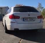 BMW 5 jsme obuli na Alu kolo BMW 5x120x72.5 Přední 8.5x19" ET33 a Michelin Pilot Alpin PA4 255/35 R19 96V, Zadní 9.5x19" ET38 a Dunlop SP Winter Sport 3D 275/30 R19 96W XL
