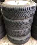 Alu kolo originál VW 6.5x15“ ET50, 5x112x57 a Michelin Alpin A4 195/65 R15 91T 60%